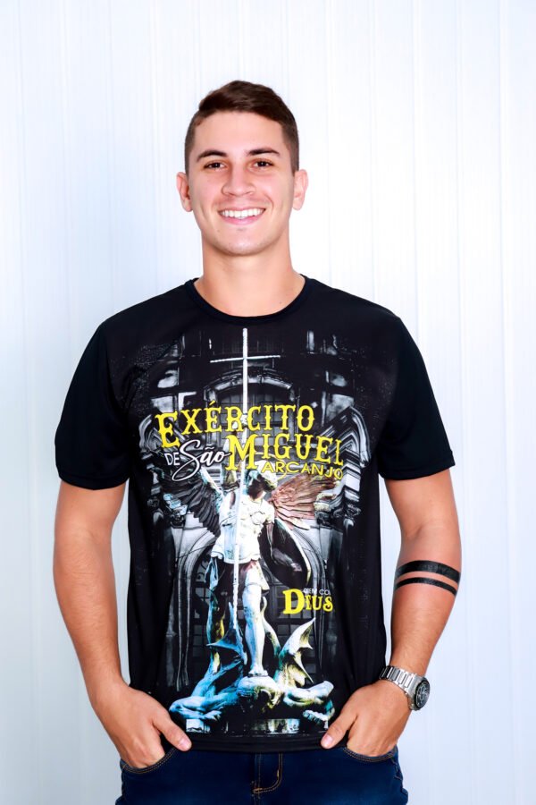 Camiseta Católica Exército São Miguel Arcanjo