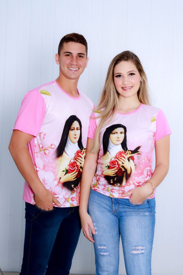 Camiseta Santa Teresinha lirios - Image 2