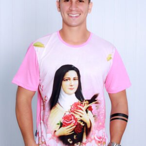Camiseta Santa Teresinha lirios