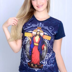 Baby Look Católica Jesus das Santas Chagas